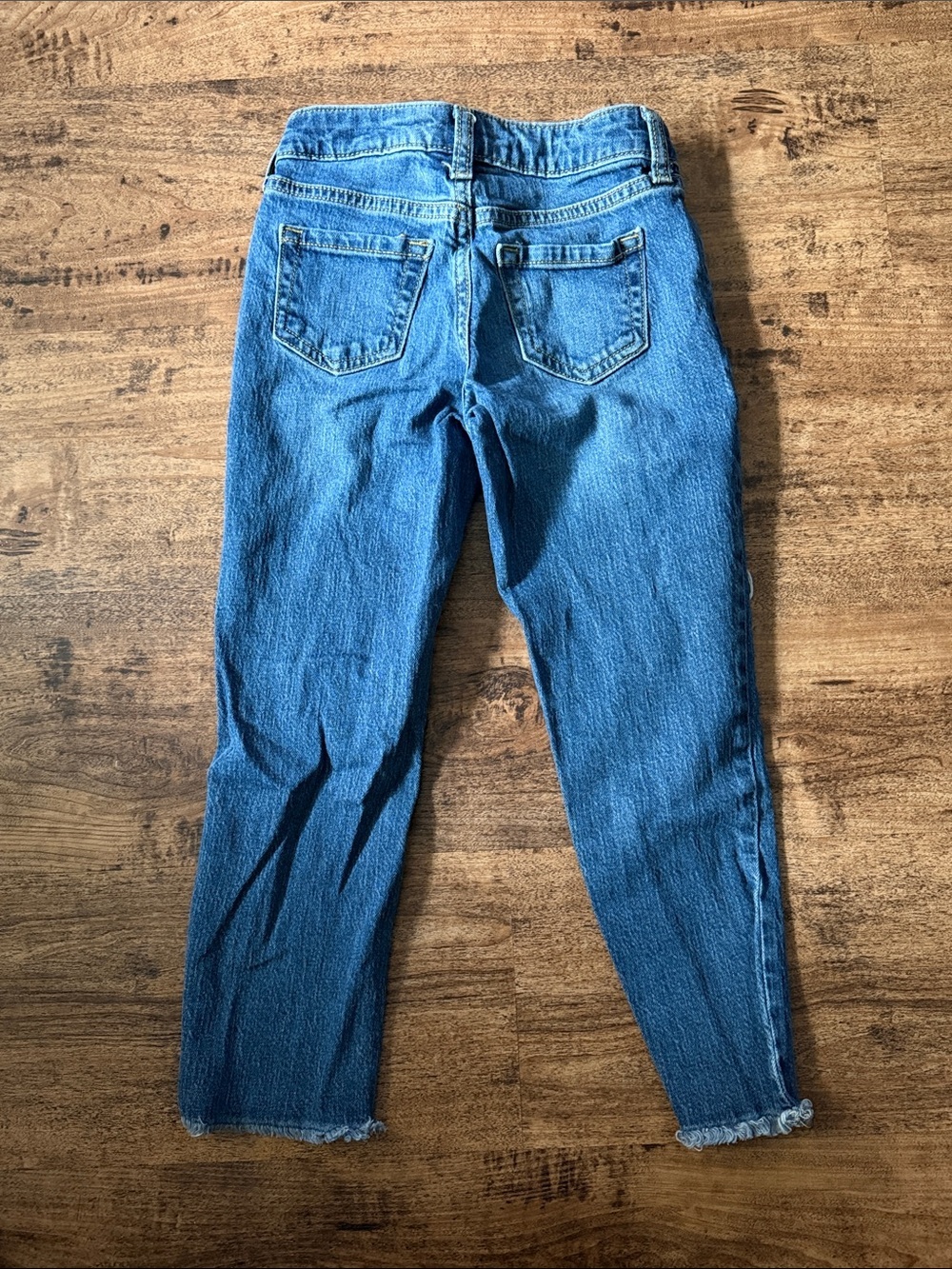 Blue Distressed Girl’s Jeans size 6 - Picture 4 of 4